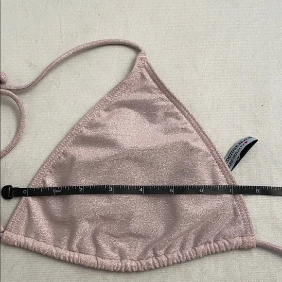Juicy Couture Y2K pink sparkle string bikini XL